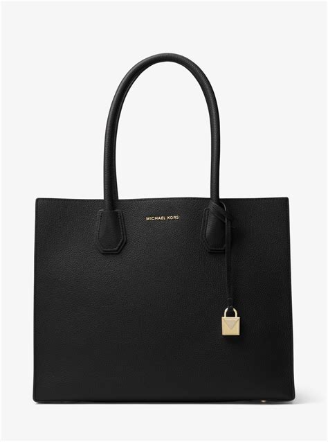 michael kors pebble leather tote|michael kors mercer best badger.